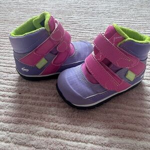 See Kai Run Purple and Pink Kids Boots